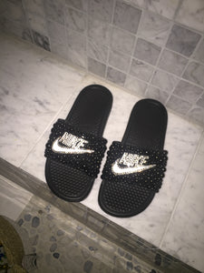 Bling Slides With Pearls